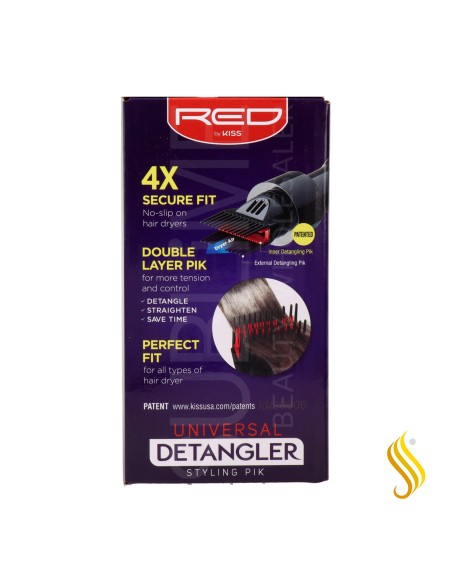 Red Kiss Universal Detangler Pik Peine difusor Para Secador